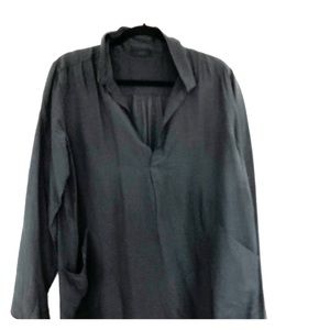 Ls silk black tunic